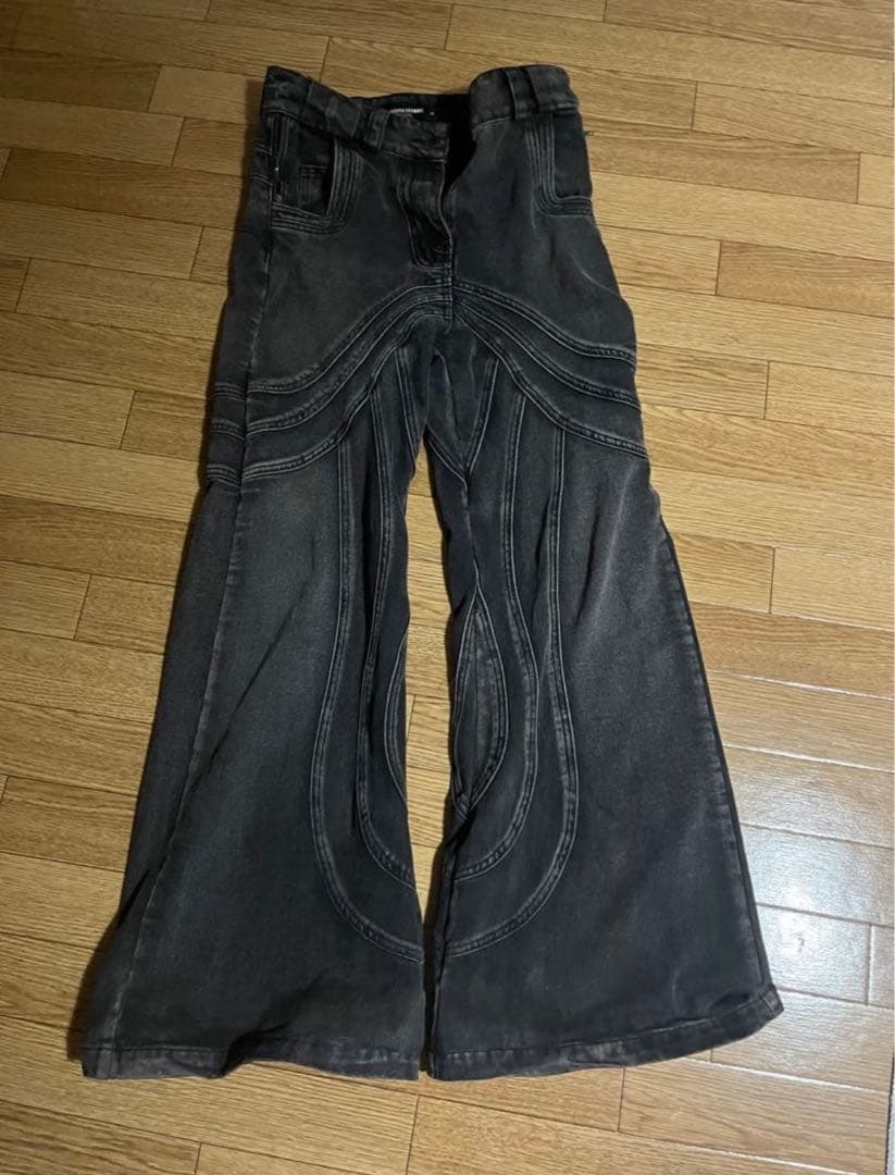 NO/FAITH STUDIOS フレアパンツ ブラック