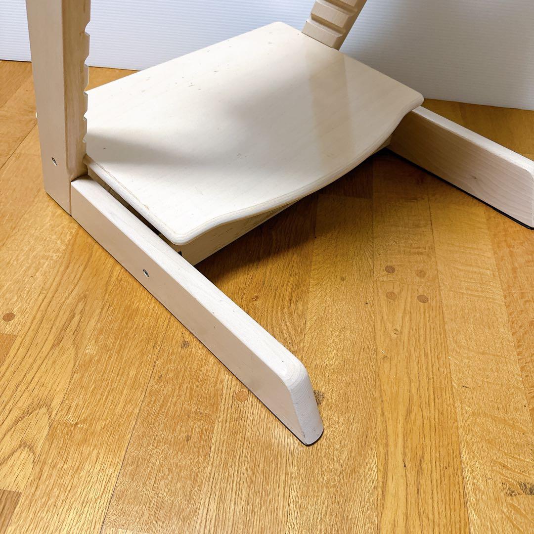 【新型ベビーセット付】シリアル4 ストッケ トリップトラップ ホワイトウォッシュ