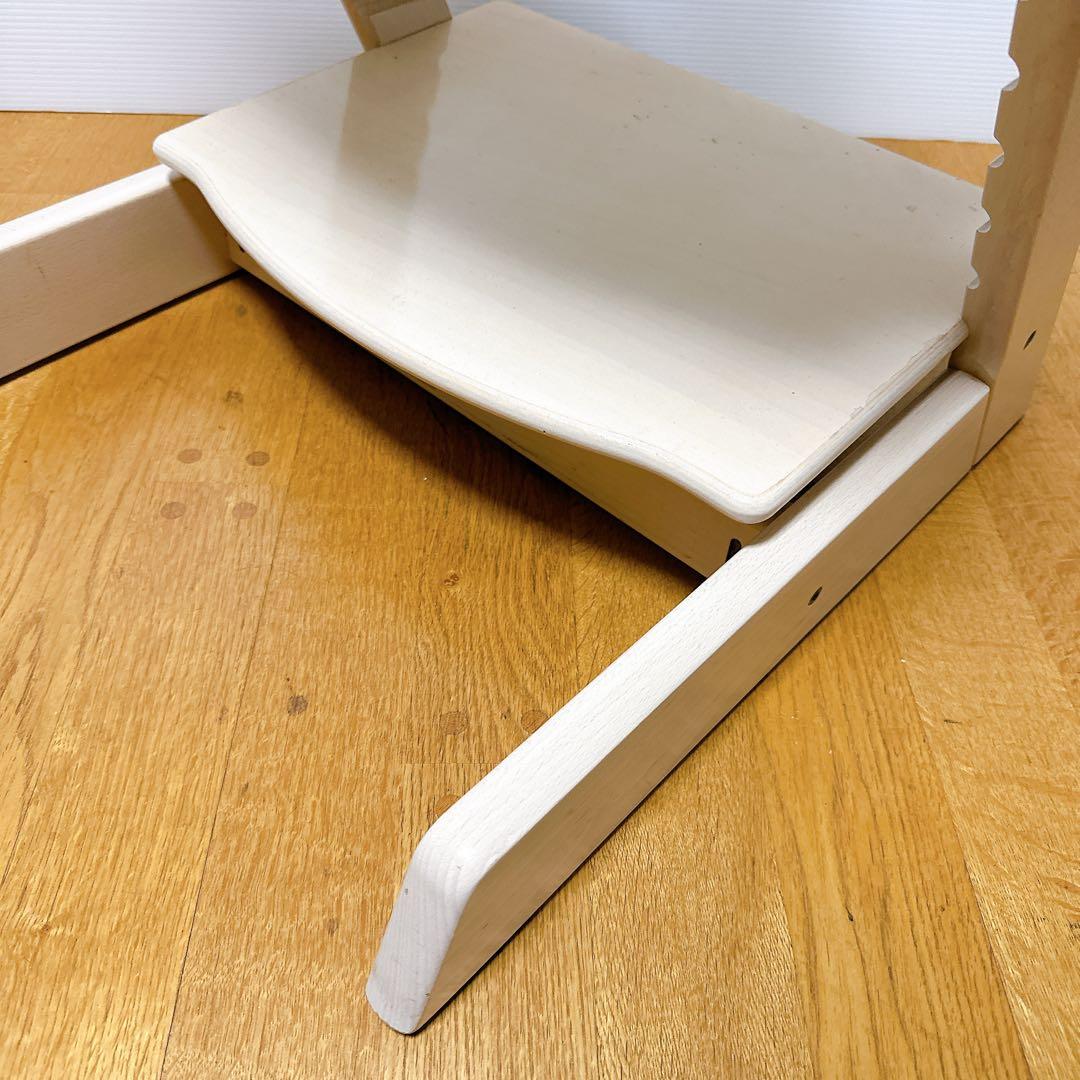 【新型ベビーセット付】シリアル4 ストッケ トリップトラップ ホワイトウォッシュ