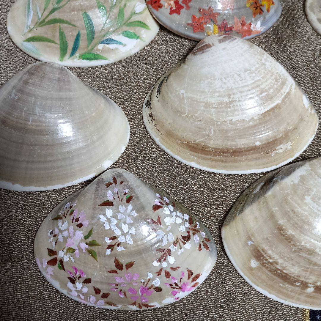 江戸友禅　貝合わせ　 7組セット