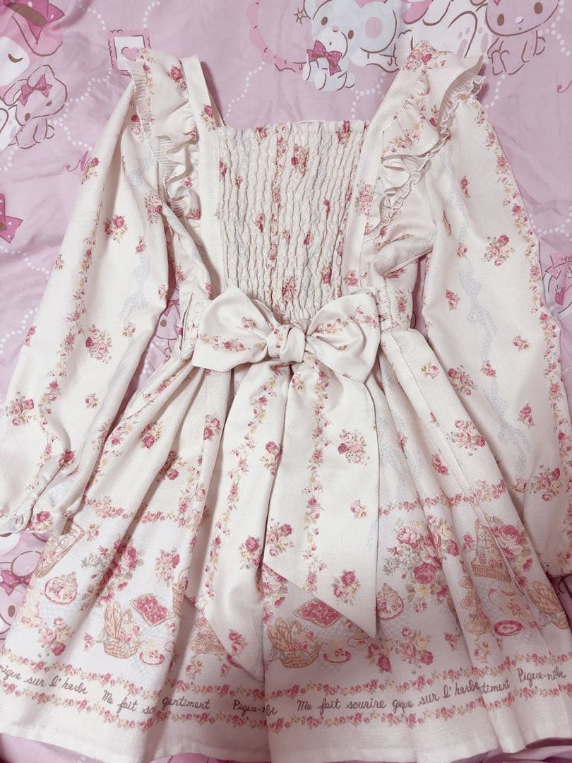 LIZLISAワンピース ピクニック柄