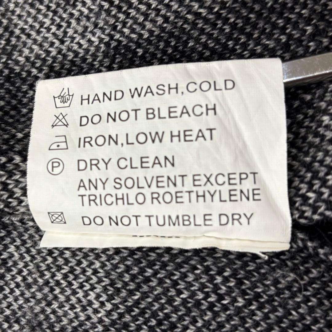 美品✨希少デザイン　バーバリーロンドン　ニットコート　カシミヤ混　メガチェック