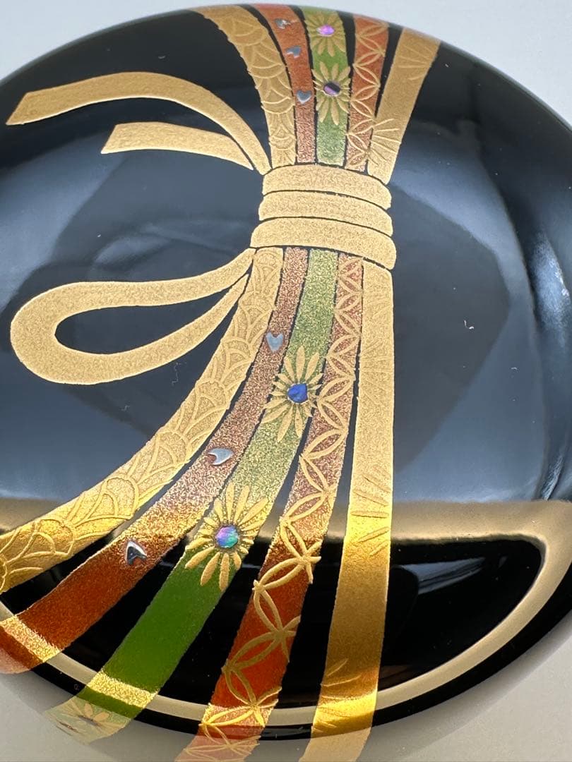 すーへー茶道具　棗　大多尾重則　熨斗蒔絵