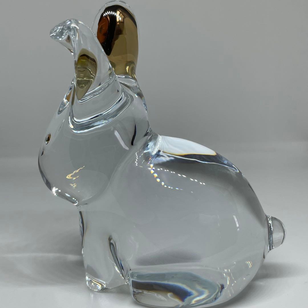 バカラ ミニマルズ うさぎ クリスタル 置物 箱付