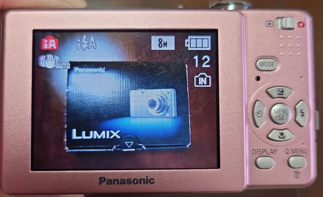 デジタルカメラ　Panasonic DMC-FS6 ピンク