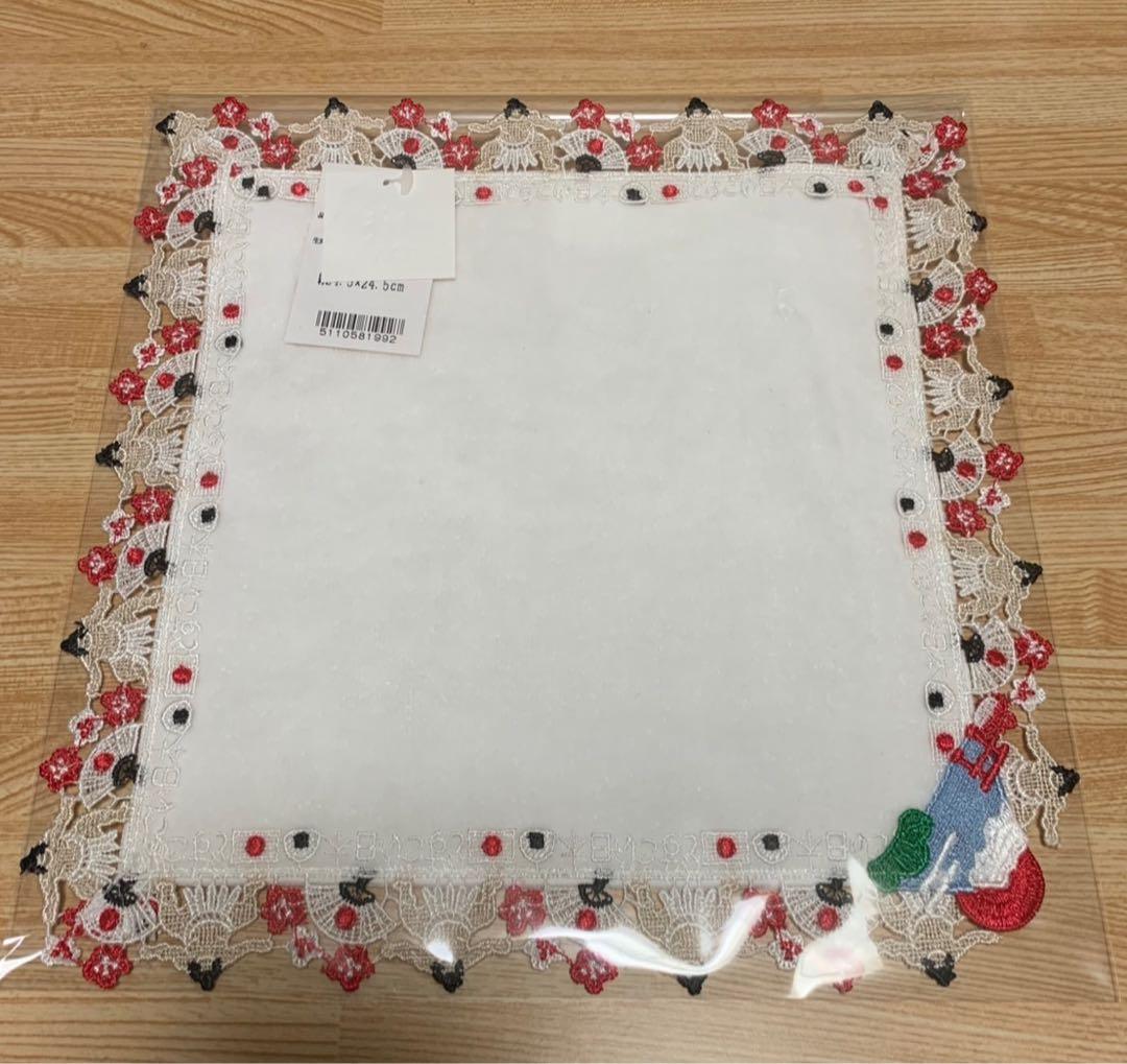 近沢レース　タオルハンカチ　和レース 7枚セット