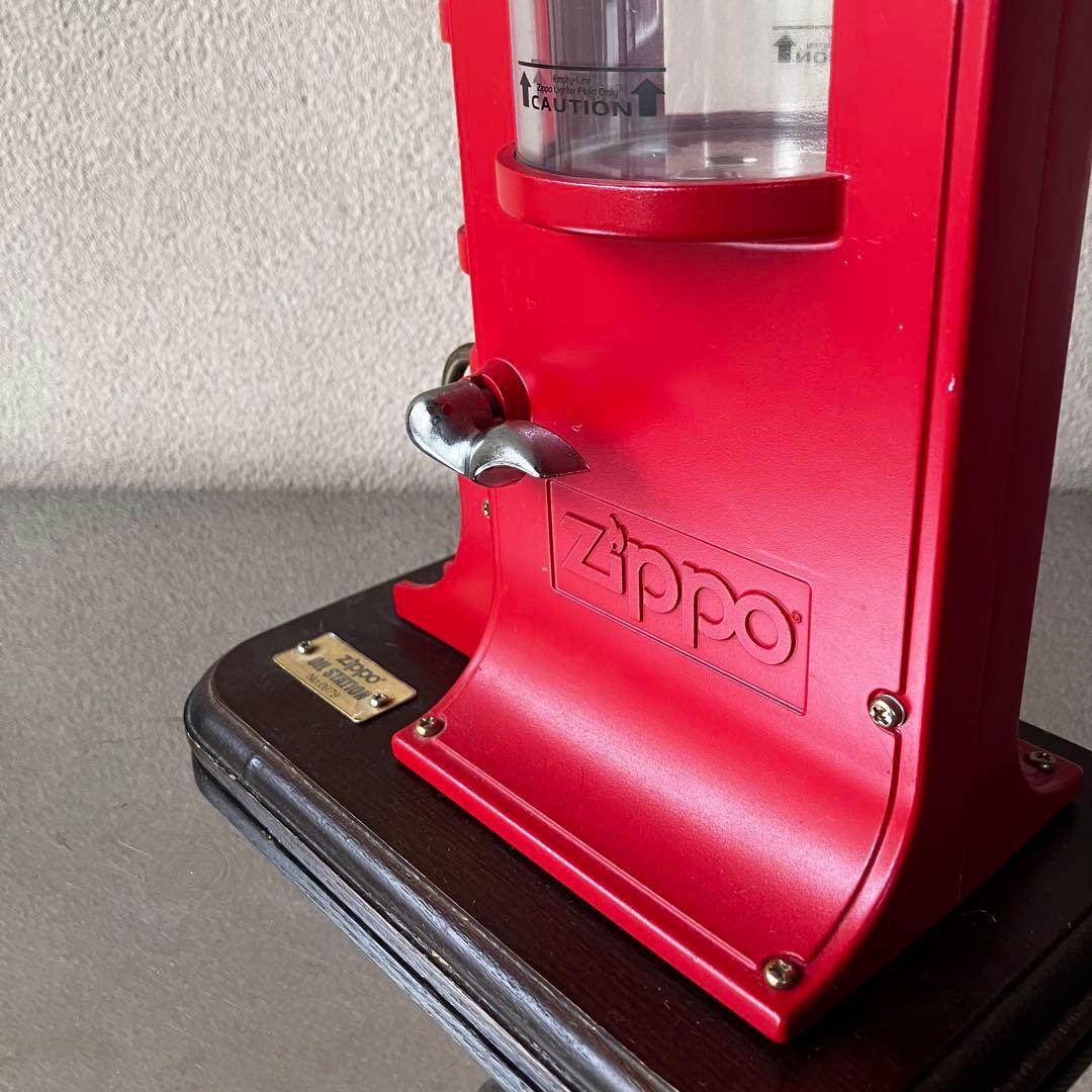 激レア zippoオイルステーション　ヴィンテージ　シリアルナンバー入り