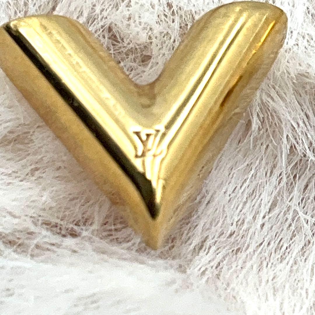ヴィトン LOUIS VUITTON エセンシャル V ピアス 片耳