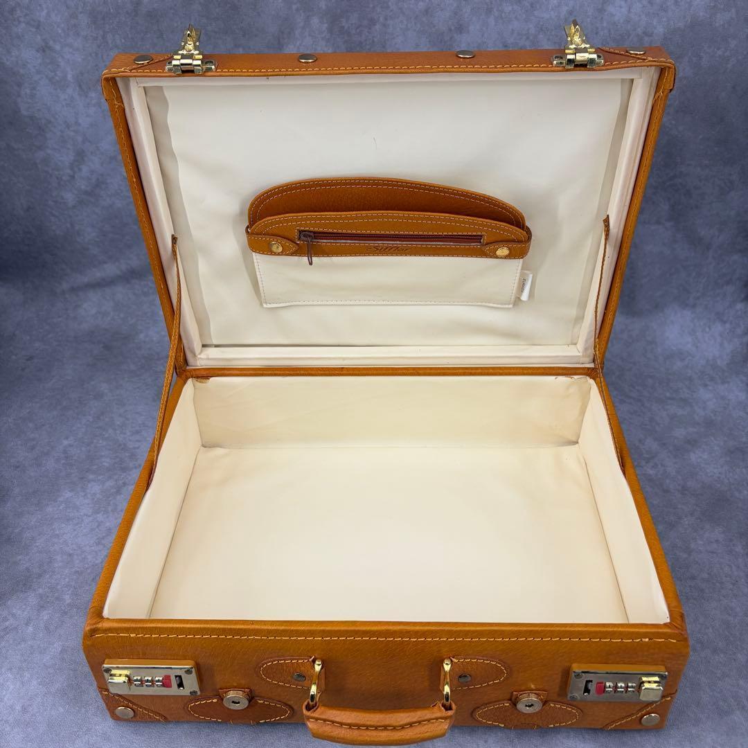 【良品✨】シフレ ユーラシア 2way トランクバッグ ショルダー キャメル