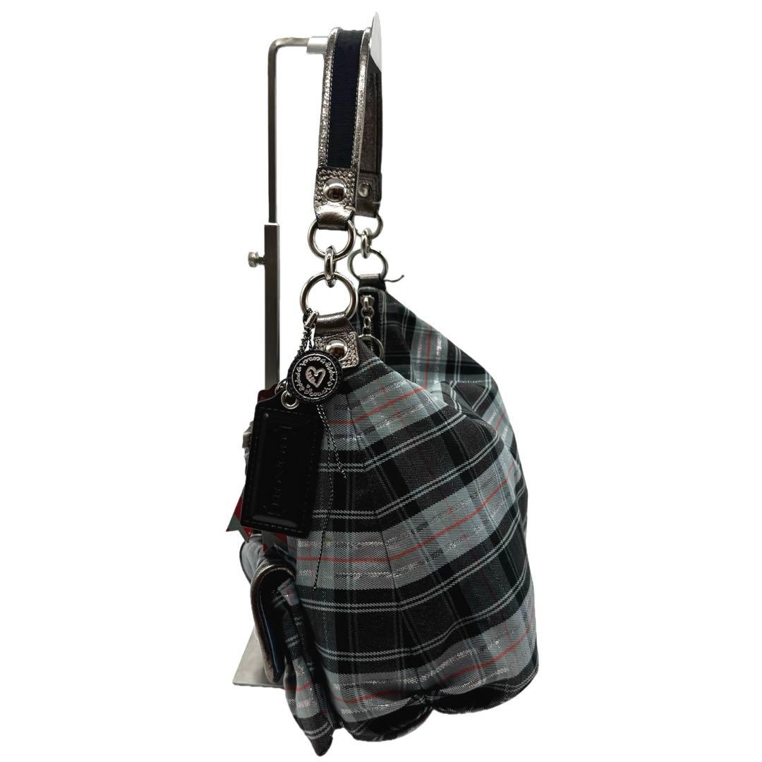 希少 Coach shoulder bag 2way check pattern