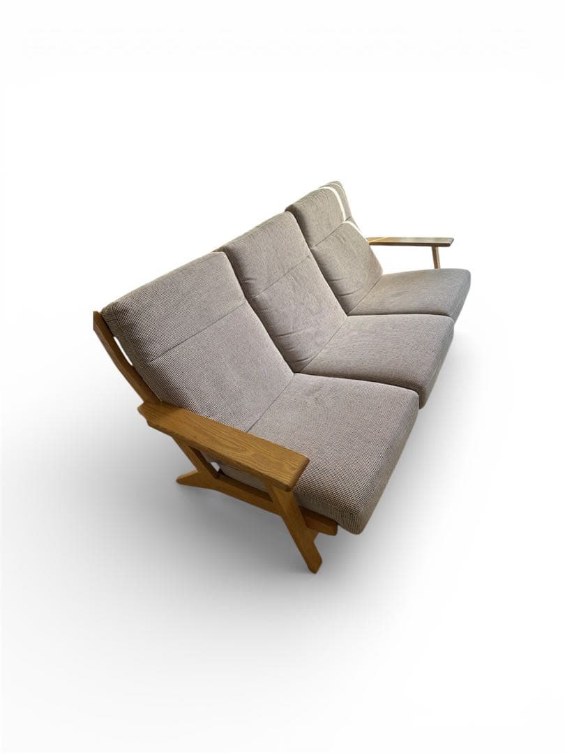 国産3人掛けソファー　ナガノインテリア