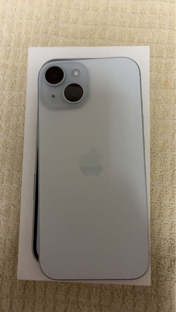 【使用期間8ヶ月】iPhone 15 バッテリー容量98% ブルー128GB