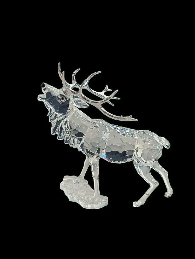 スワロフスキークリスタル　雄鹿 専用ケース付き