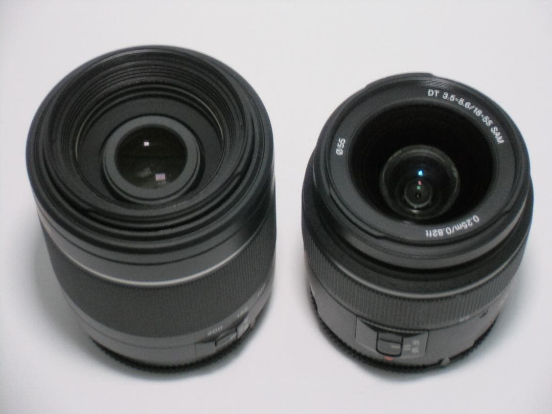 SONY α55 デジタル一眼レフカメラ レンズ2本セット B059