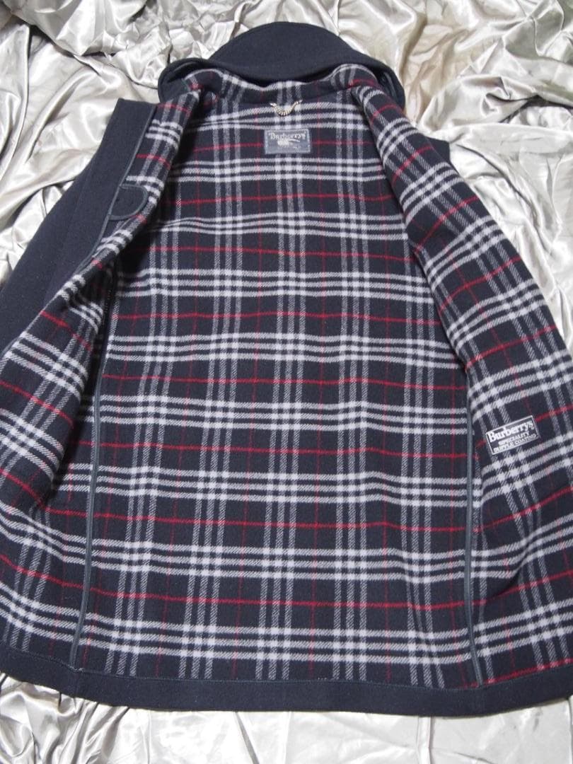 【美品】バーバリーズ Burberrysダッフルコート ノバチェック 英国製