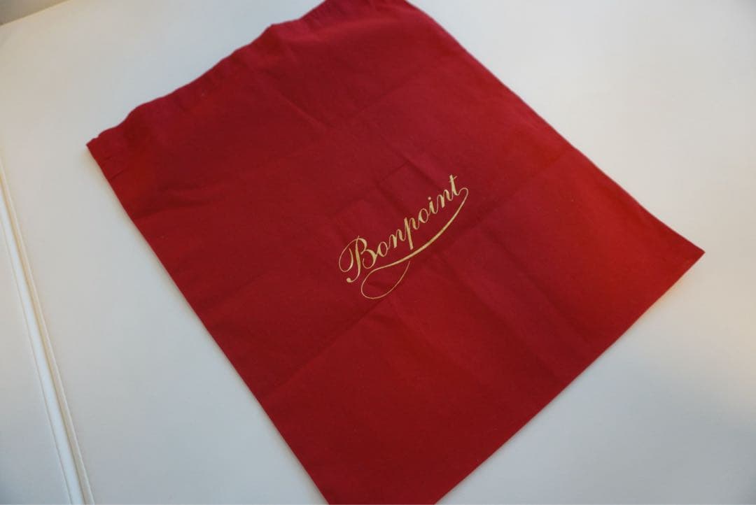 Bonpoint グレー 猫刺繍 セーターロンパース