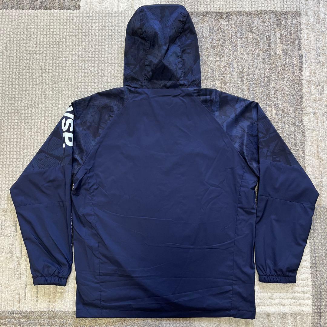 新品デサント ムーブスポーツ メンズM ウィンドブレーカー 紺 定価14960円