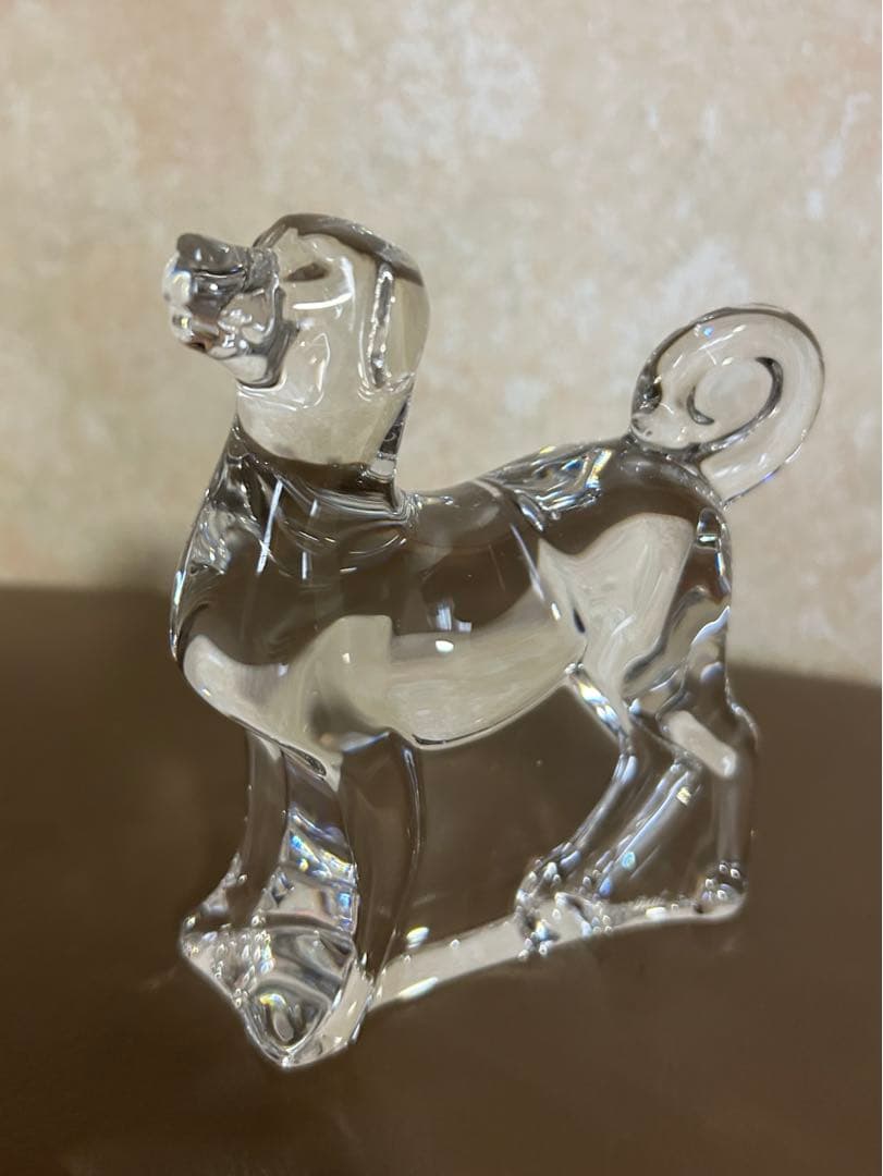 バカラの干支シリーズ犬の置物