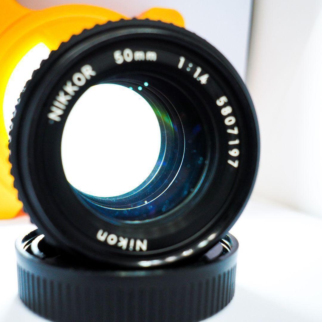 完動美品 試写有 Nikon ニコン Nikkor AI-S 50mm 1.4