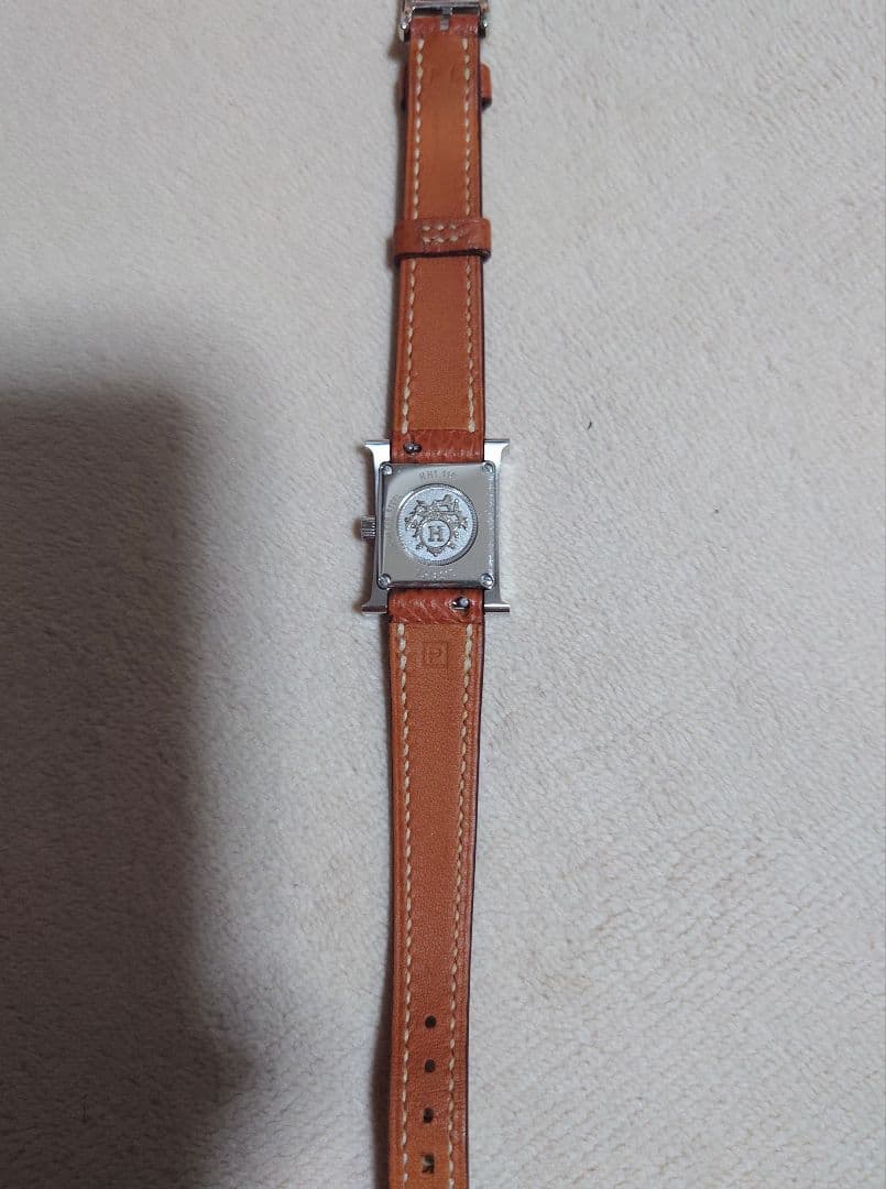 なっちゃんHERMES ブラウンレザー 時計 専用ボックス付き