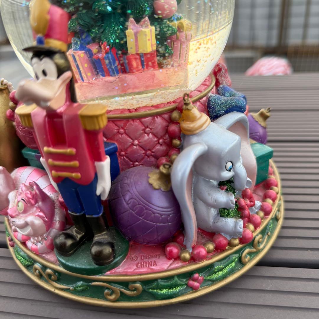 ディズニーミッキーピノキオ白雪姫ダンボアリス　スノー　グローブ　オルゴール
