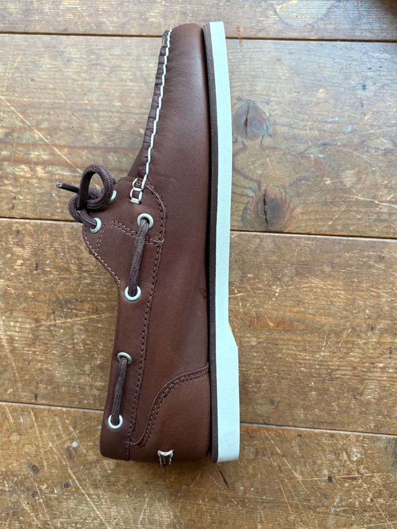 新品　試着のみ　Timberland ブラウン ローファー　デッキシューズ
