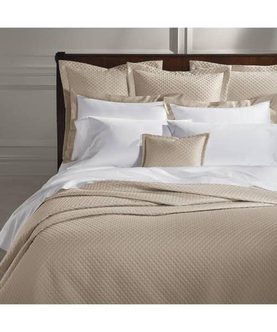 未使用ラルフローレン　シングルコンフォーターカバー&ピロケース2枚　キナリ地花柄