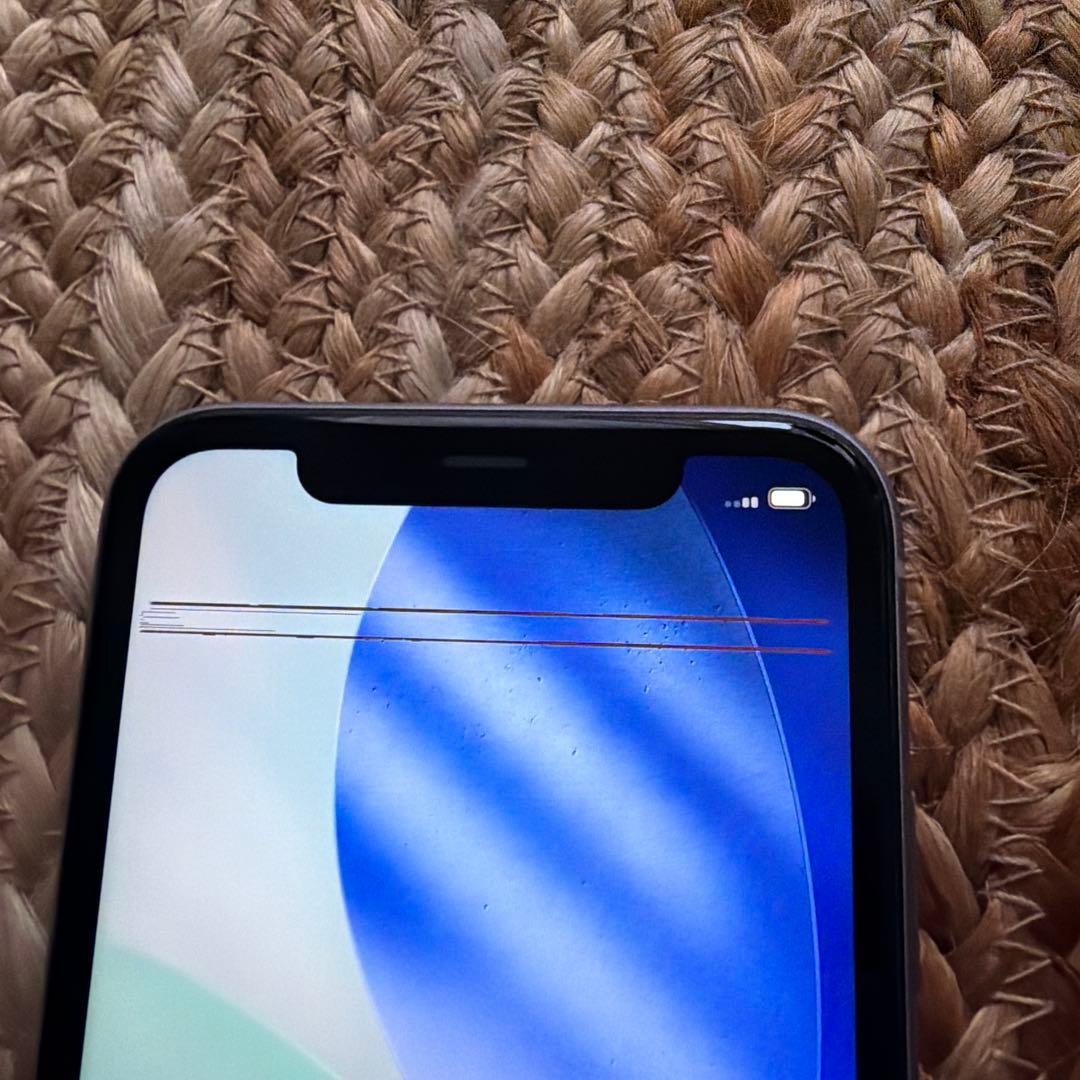 最終価格iPhone11 64GBパープルMWLX2J/A容量74%SIMフリー