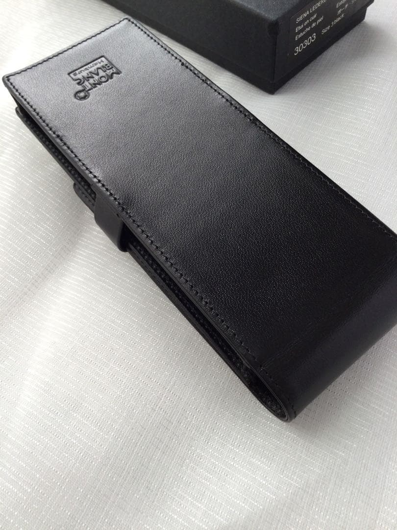 未使用 モンブラン MONT BLANC 3本 ブラック筆箱