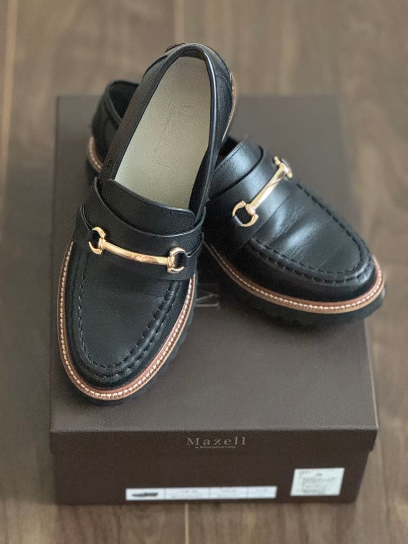 y*️様 Mazellブラック ローファー