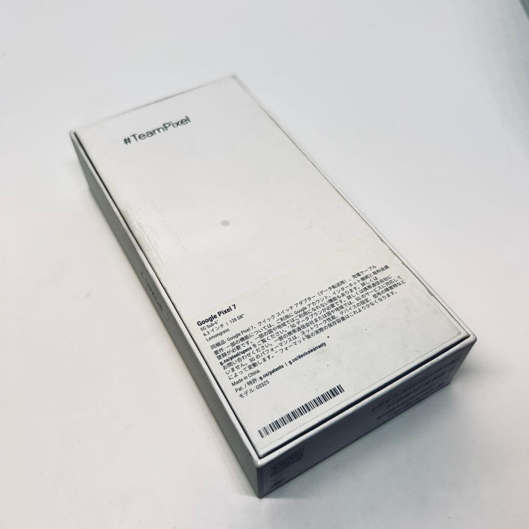 【未使用 交換品】 Google Pixel 7 レモングラス 本体 付属品