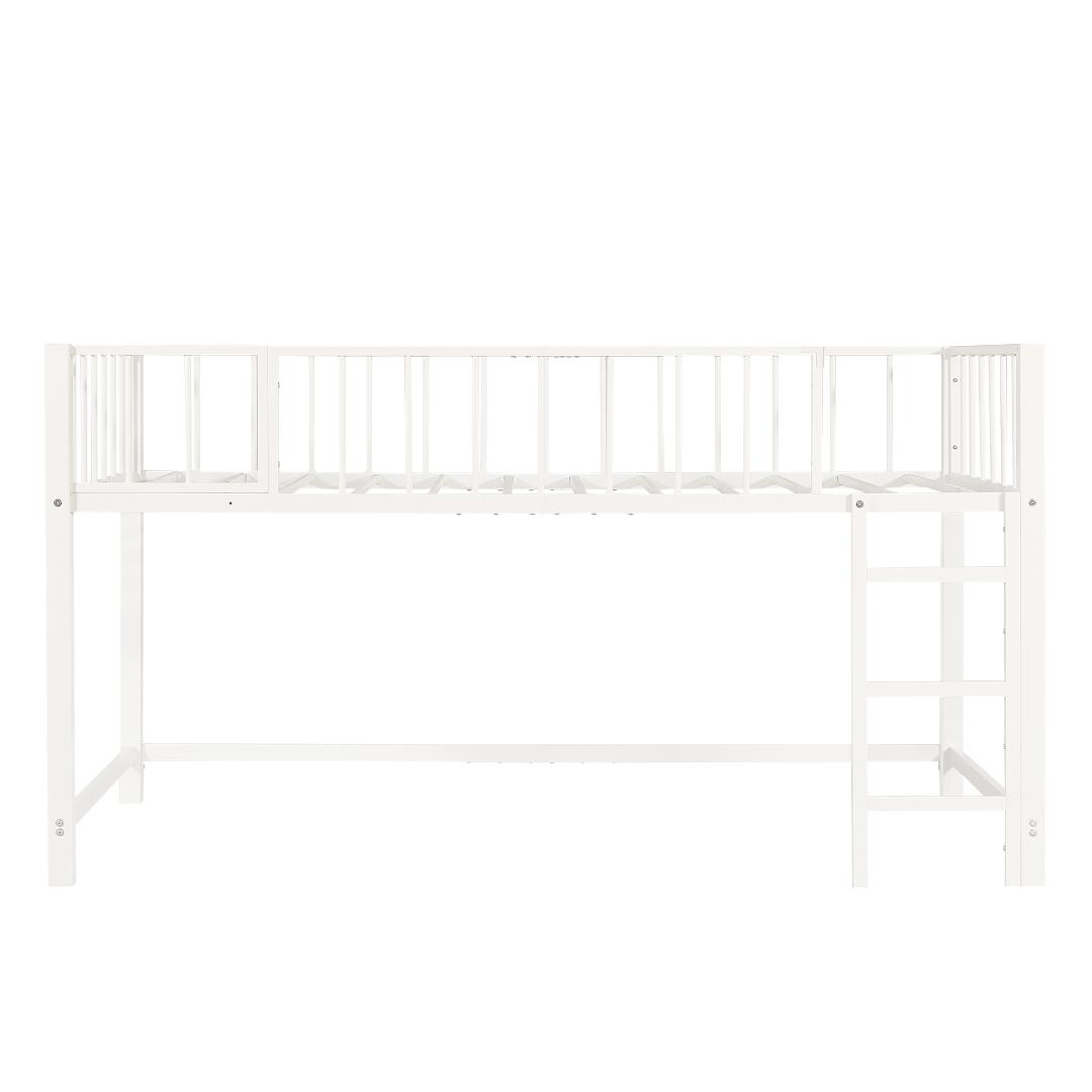 限定価格！ロフトベッド（S） 高さ110cm下収納 省スペース　WHITE