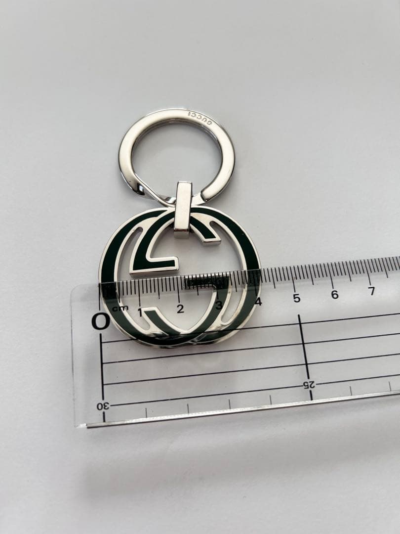GUCCI グッチ ロゴデザイン キーホルダー キーリング インターロッキング