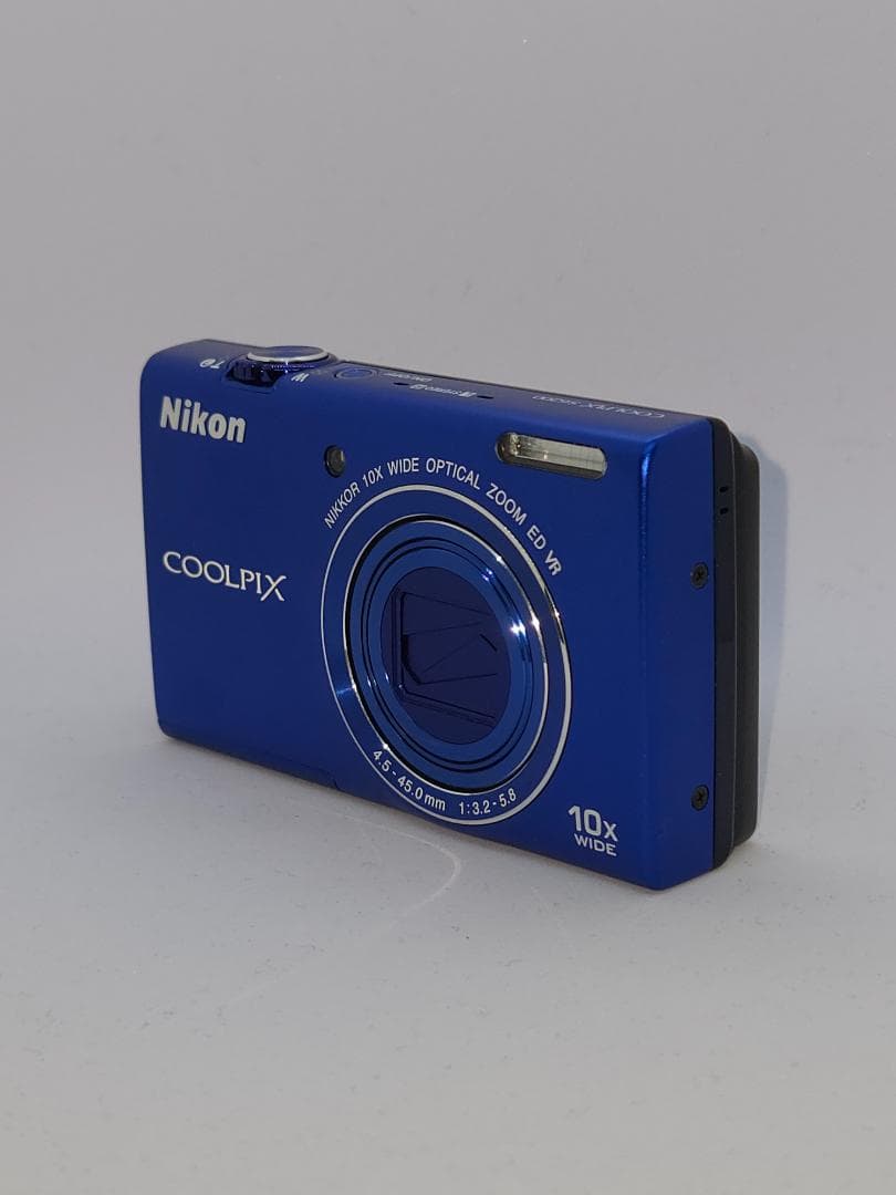 【美品】【スマホ転送OK】ニコン NIKON COOLPIX S6200 ブルー