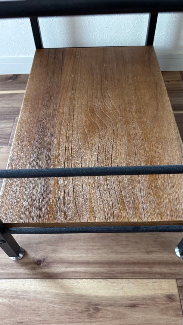 【リセノ】ZAGA RACK60（高さ48cm 2段ラック スチールと木材）