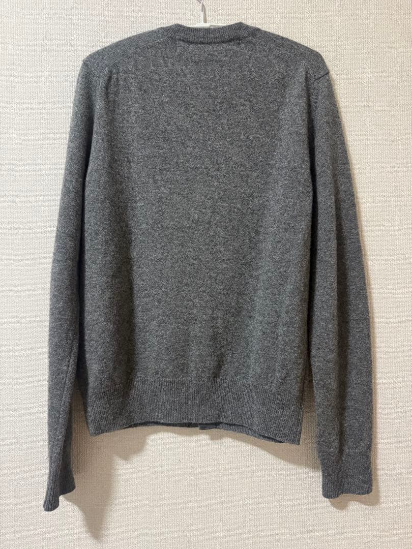 PLAY Comme des Garçons グレー カーディガン XS