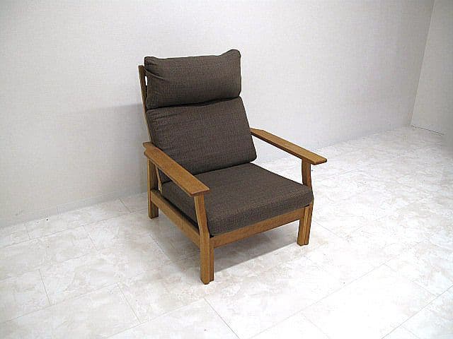 展示品　木馬舎 オーク無垢材イージーチェア 　1人掛けソファ　パーソナルチェア
