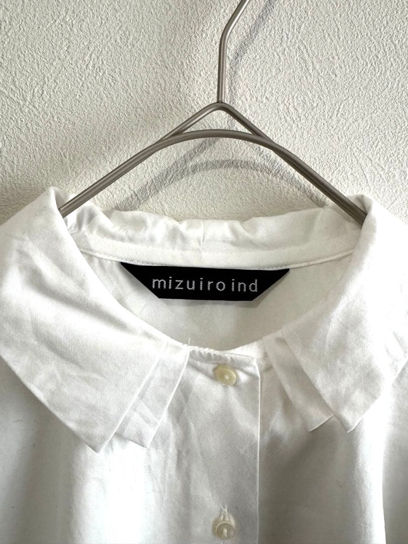 ✴︎美品✴︎ミズイロインド　ダブルカラーシャツ　mizuiroind 婦人服ブラウス