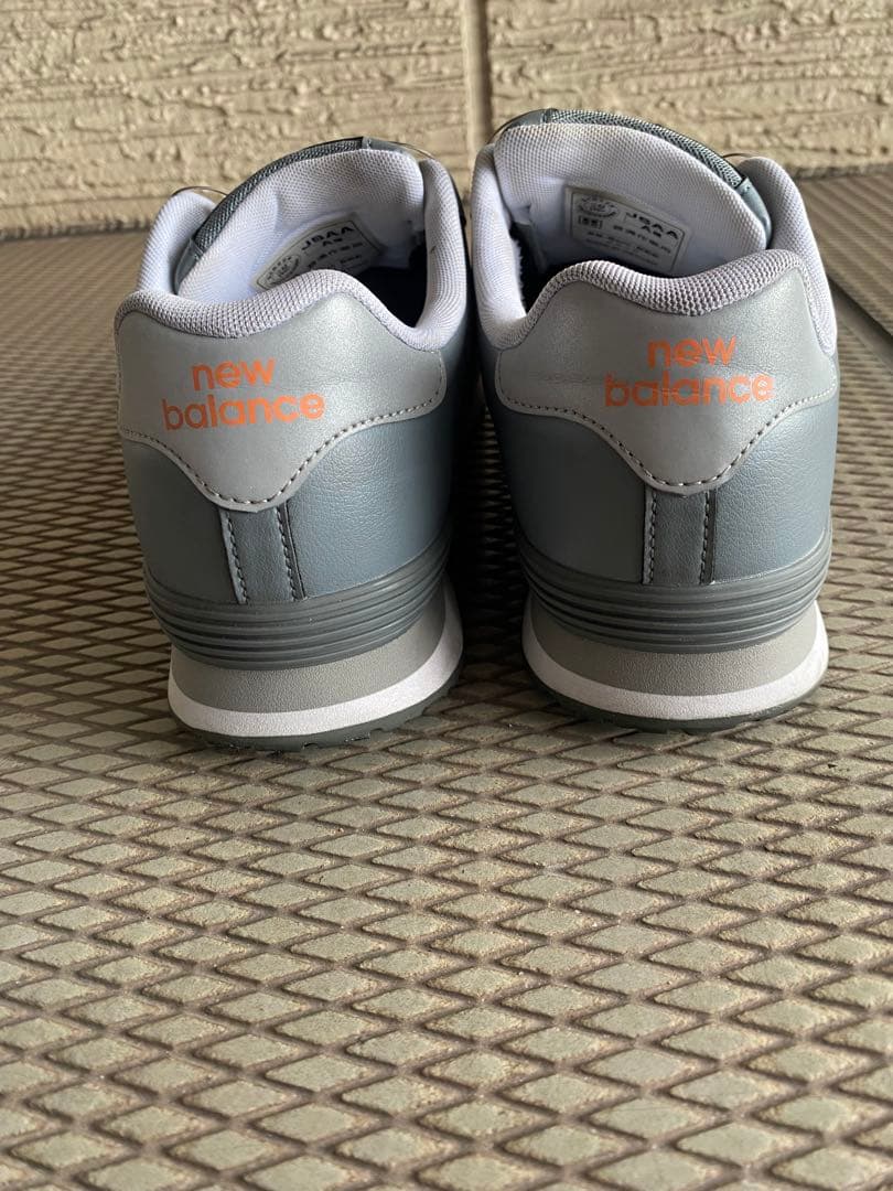 【ニューバランス】（26.5EEE）安全作業靴　グレー　人工皮革　BS-818