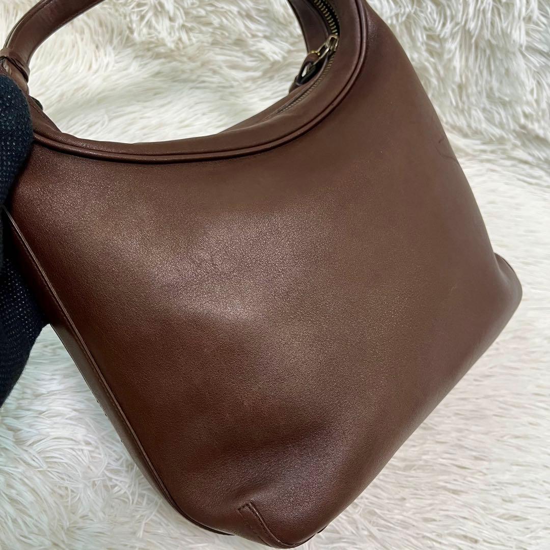 K*E様 希少 コーチ 6950 ワンショルダー ダークブラウン