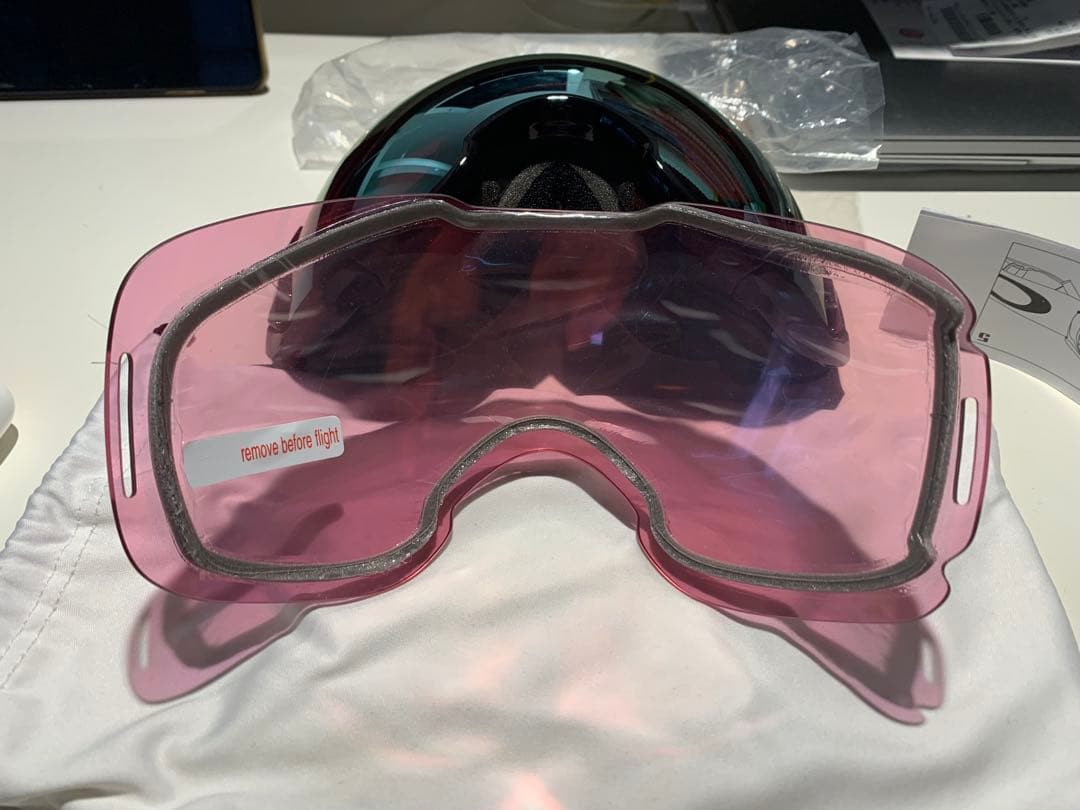 Oakley プリズムレンズ最高級ゴーグル プリズム替えレンズあり　Ｌサイズ