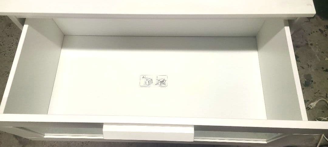 千葉県のみ　IKEA ブリムネス BRIMNES チェスト タンス 白