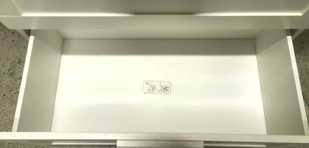 千葉県のみ　IKEA ブリムネス BRIMNES チェスト タンス 白