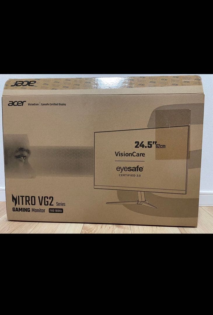 ゲーミングモニター acer FHD180Hz 24.5インチ