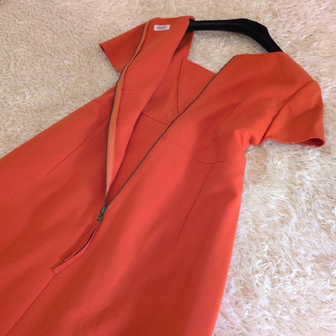 日本製★希少サイズ42 FOXEYBOUTIQUE ワンピース　リボン