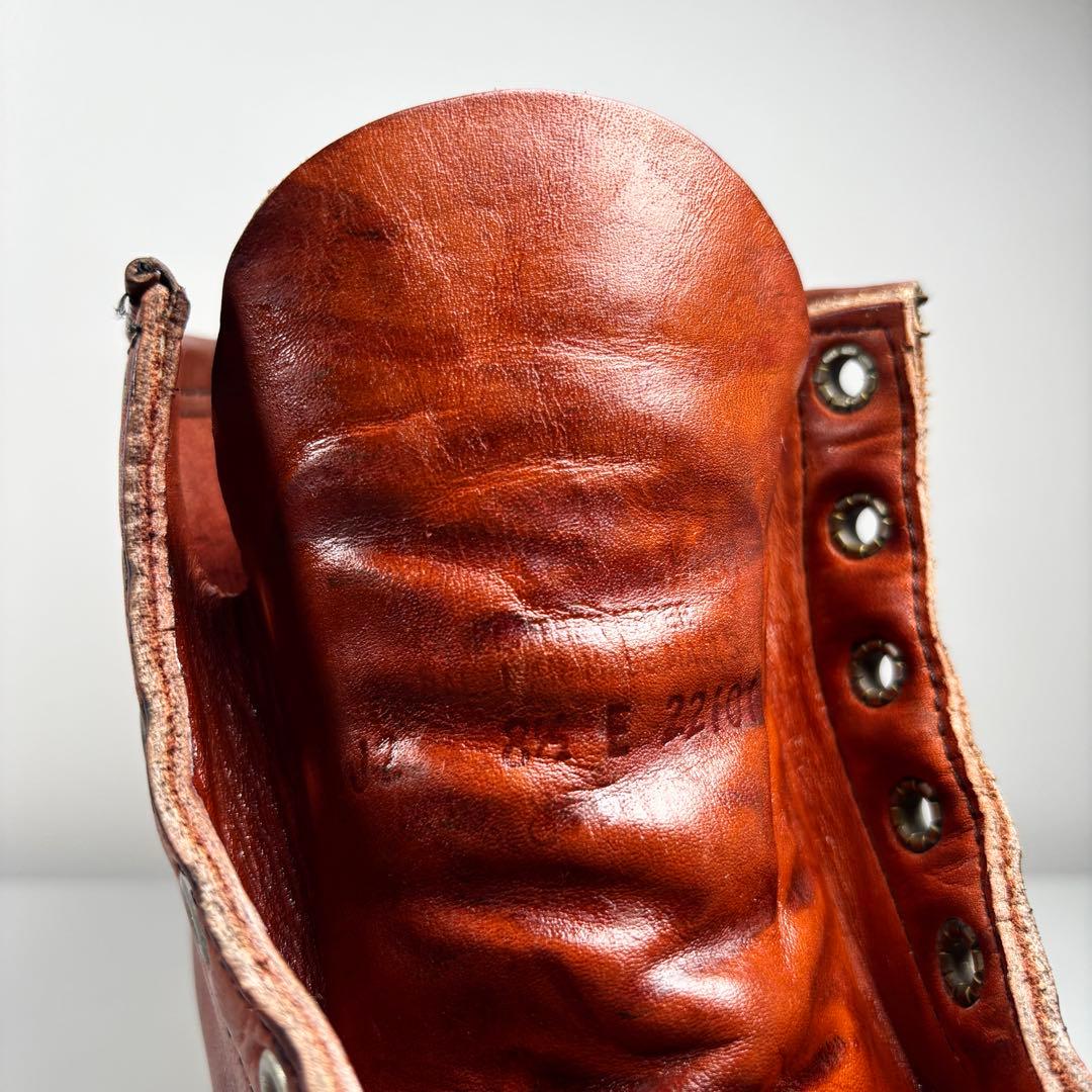 US8.5E レッドウィング 875 半円犬タグ 金刺繍 アメリカ製 92年製