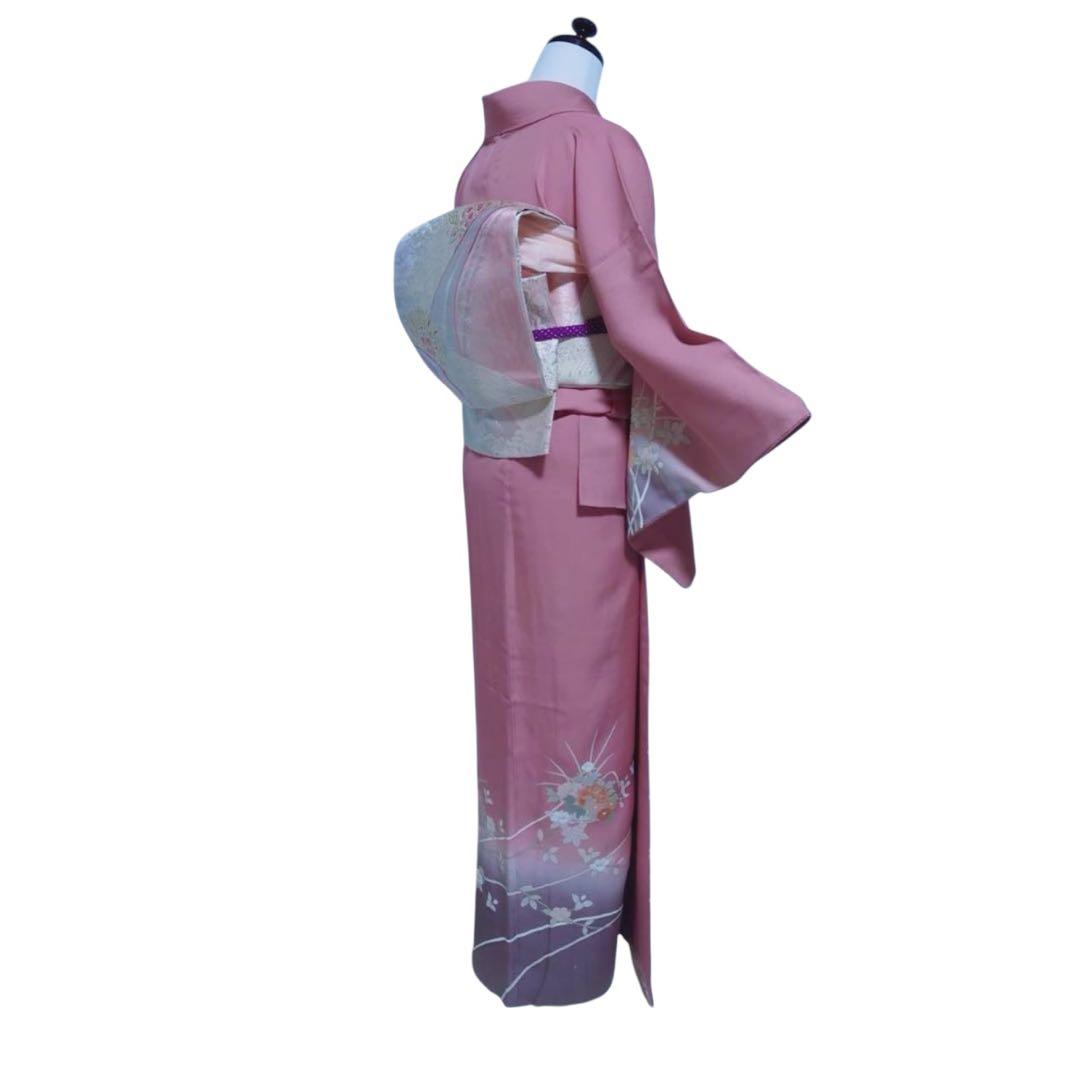 ₍*₎様 イ9983 未使用近い　美品　袷　正絹　友禅　訪問着　フルセット