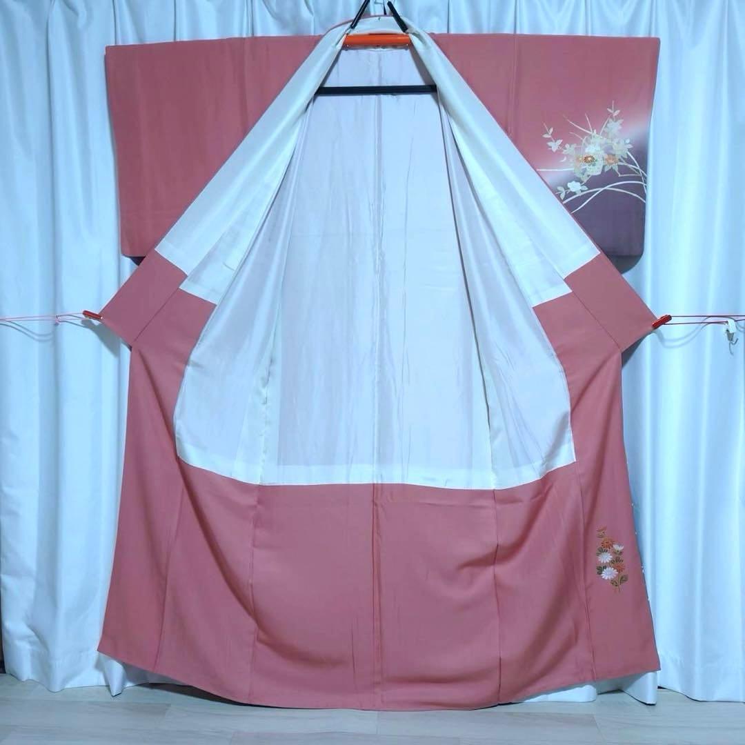 ₍*₎様 イ9983 未使用近い　美品　袷　正絹　友禅　訪問着　フルセット