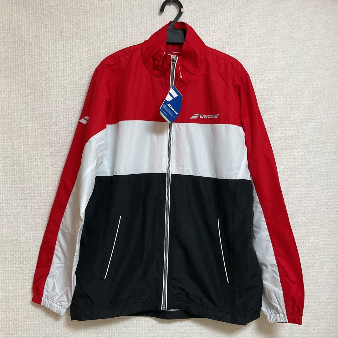 Babolat テニス　ウィンドジャケット・パンツセット　上下セット　M 赤黒