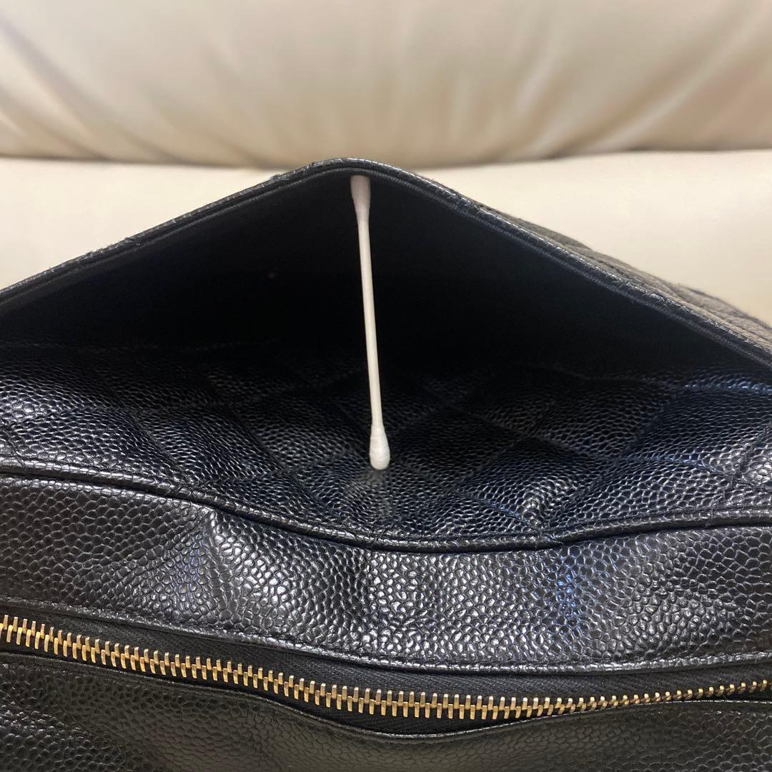 CHANEL シャネル キルティング ショルダーバッグ キャビアスキン